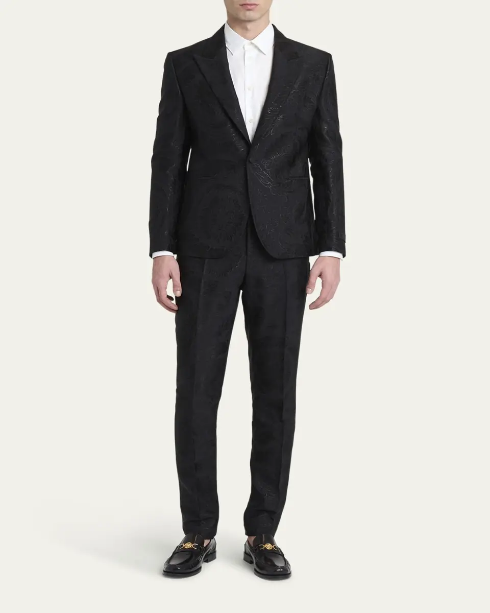 Versace Men's Jacquard Evening Jacket | Thumbnail 6 Versace Men's Jacquard Evening Jacket | Thumbnail 6