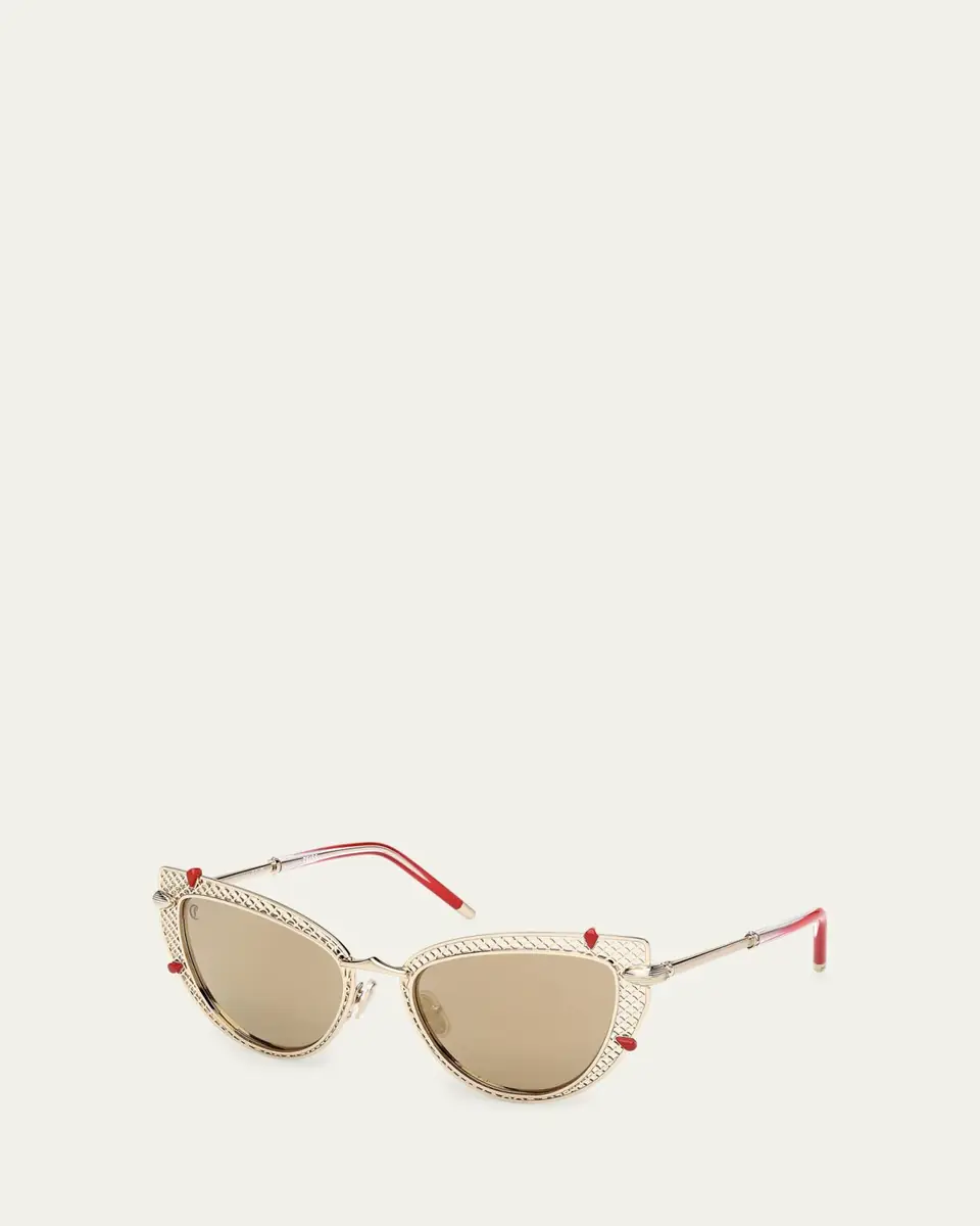 Christian Louboutin Miss Z Metal Cat-Eye Sunglasses | Thumbnail 2