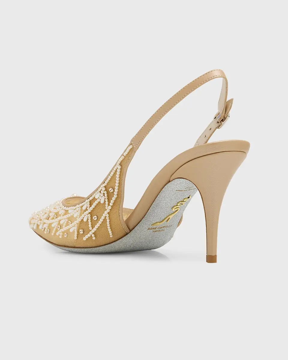 René Caovilla 80mm Embellished Net Tulle Pumps | Thumbnail 8 René Caovilla 80mm Embellished Net Tulle Pumps | Thumbnail 8