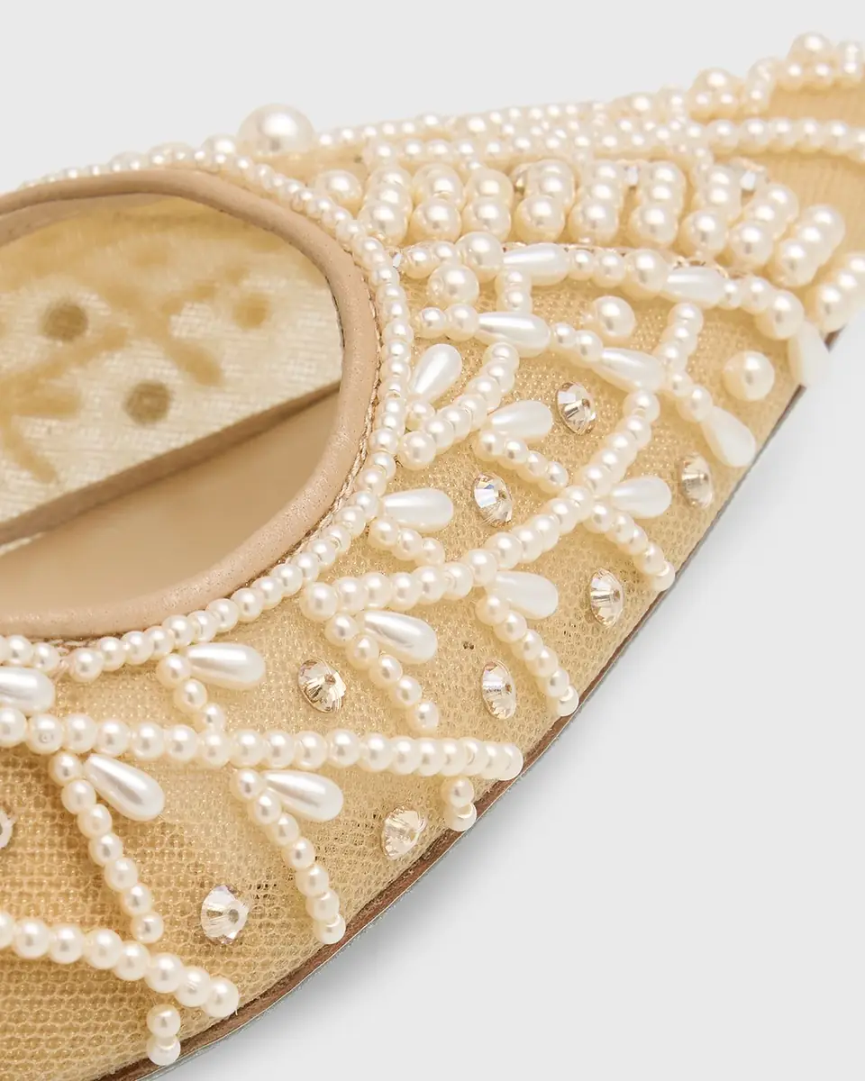 René Caovilla 80mm Embellished Net Tulle Pumps | Thumbnail 9 René Caovilla 80mm Embellished Net Tulle Pumps | Thumbnail 9