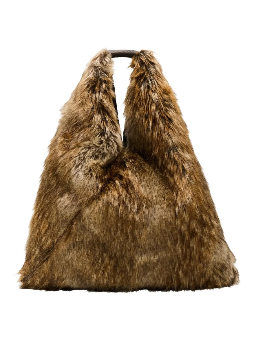 Classic Japanese Faux Fur Shoulder Bag