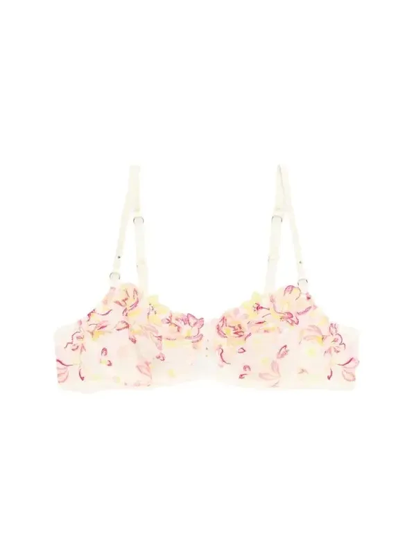 Folie D'Ete Floral-Embroidered Demi Bra Folie D'Ete Floral-Embroidered Demi Bra