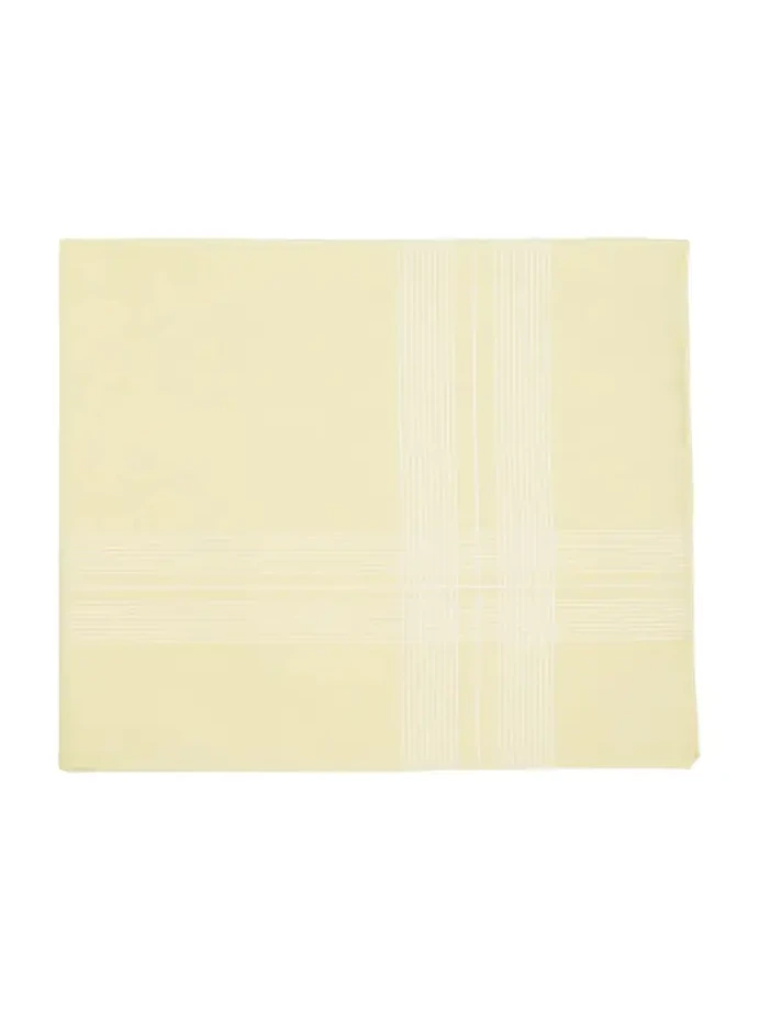 Simonnot Godard Men's Cotton Fine Satin Check Pocket Handkerchief