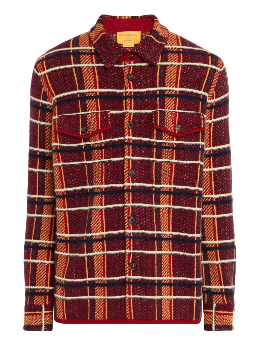 Men's Windowpane Cashmere Work Shirt Men's Windowpane Cashmere Work Shirt