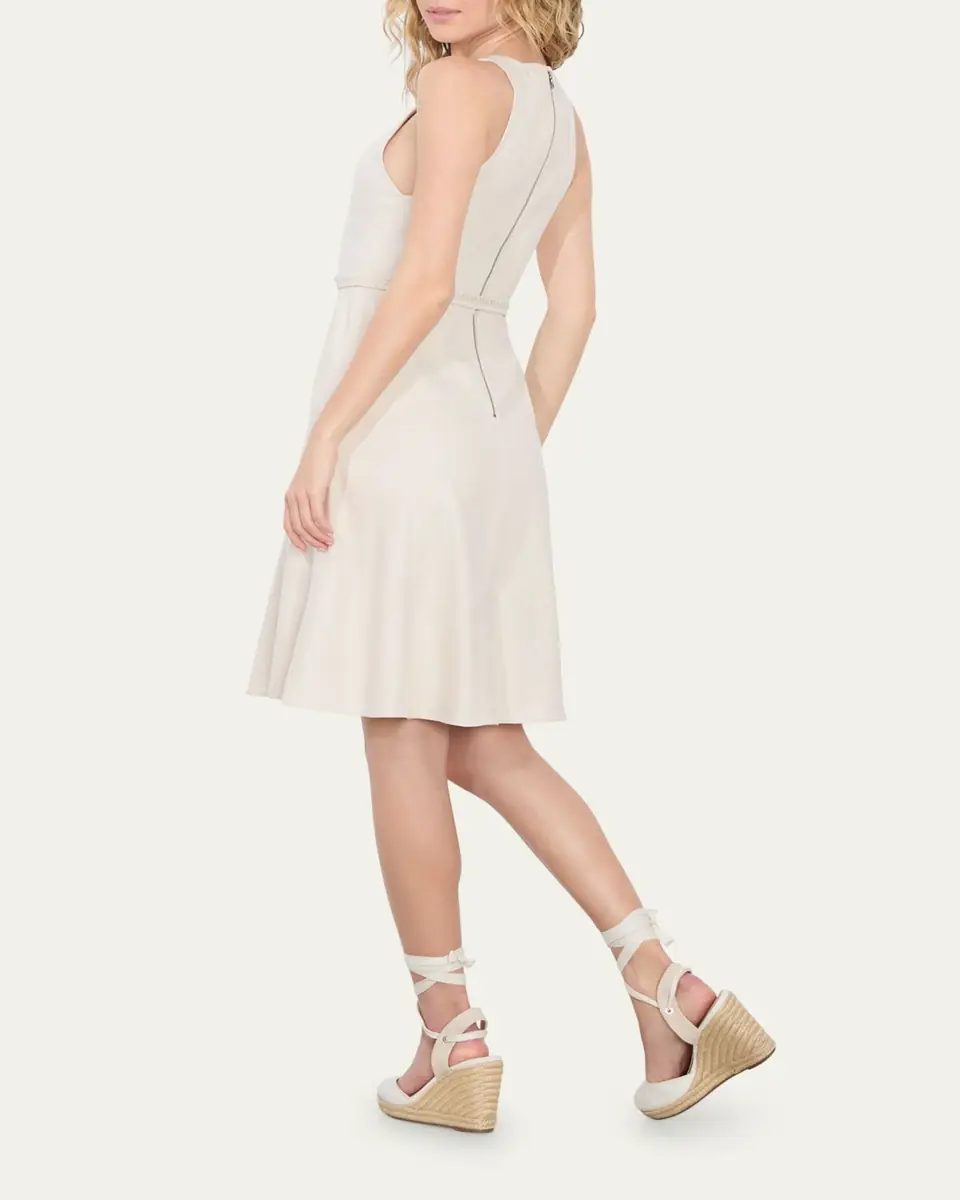 Alice + Olivia Leandra Braided Belted Mini Dress | Thumbnail 3 Alice + Olivia Leandra Braided Belted Mini Dress | Thumbnail 3