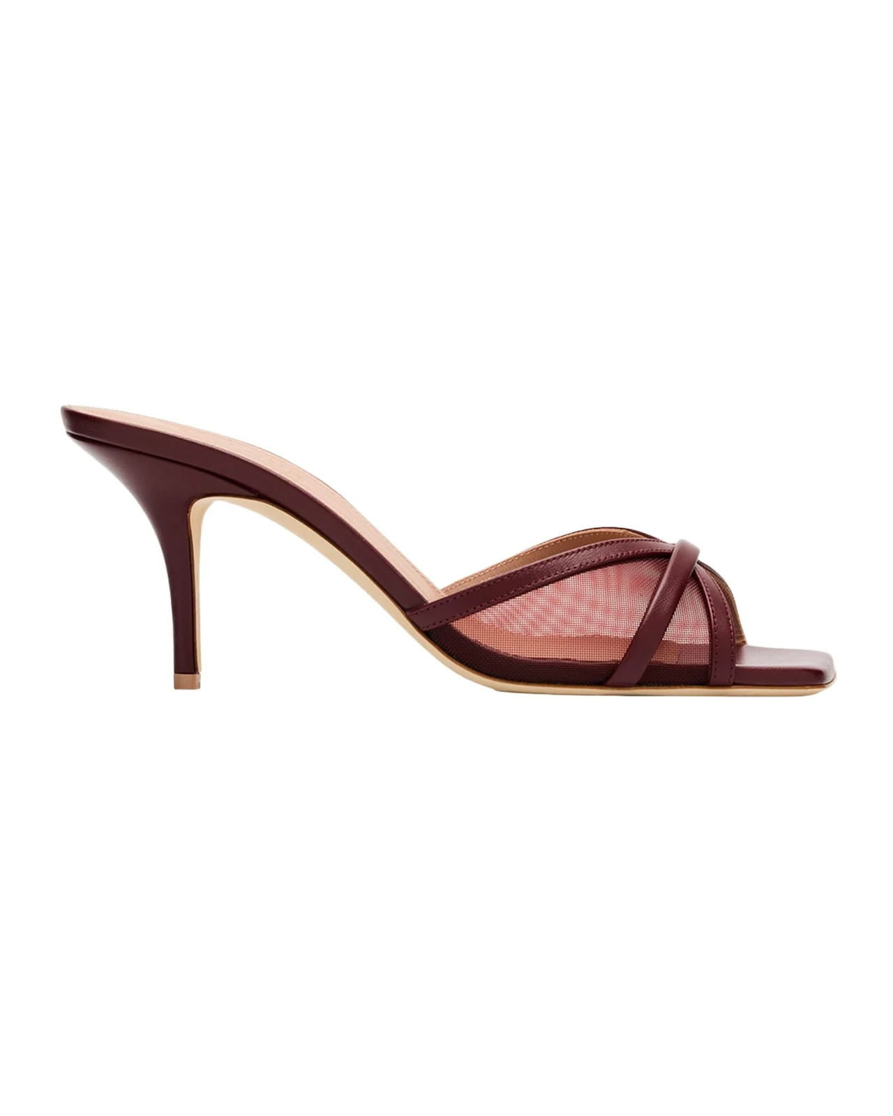 Perla Mesh Leather Sandals