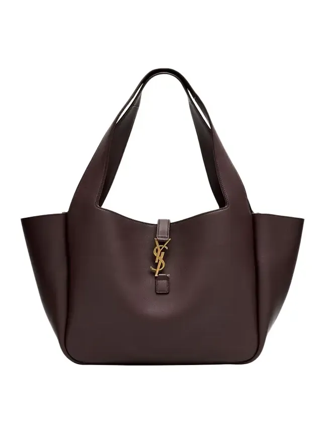 Saint Laurent Le 5 À 7 Bea YSL Tote Bag in Calfskin Leather