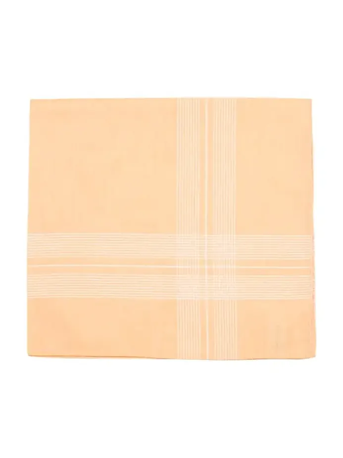 Simonnot Godard Men's Check Fine Cotton Scarf
