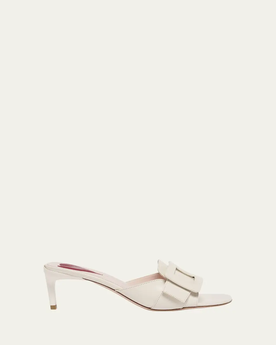 Roger Vivier Patent Leather Buckle Mule Sandals | Thumbnail 4 Roger Vivier Patent Leather Buckle Mule Sandals | Thumbnail 4