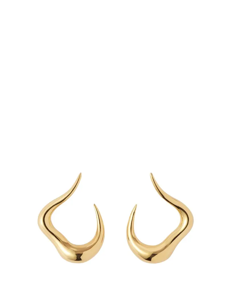 Fernando Jorge 18K Yellow Gold Bold Stream Open Earrings | Image 1 Fernando Jorge 18K Yellow Gold Bold Stream Open Earrings | Image 1