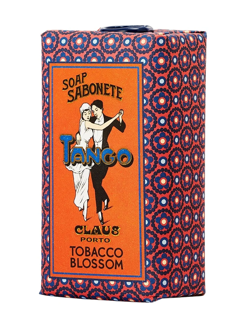 Claus Porto Tango Tobacco Blossom Wax Sealed Soap Bar, 5.3 oz.