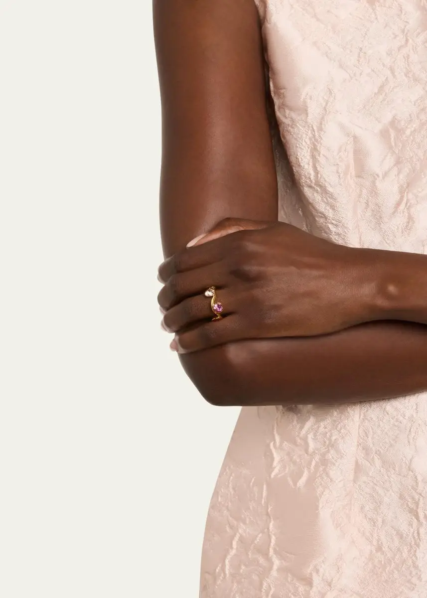 Oscar de la Renta Crystal Wave Ring | Thumbnail 2