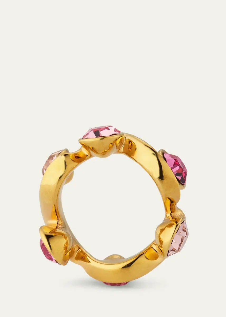 Oscar de la Renta Crystal Wave Ring | Thumbnail 4