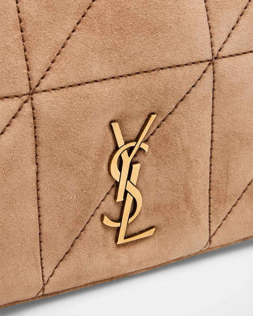 Saint Laurent Jamie 4.3 Mini YSL Chain Shoulder Bag in Quilted Suede | Thumbnail 5