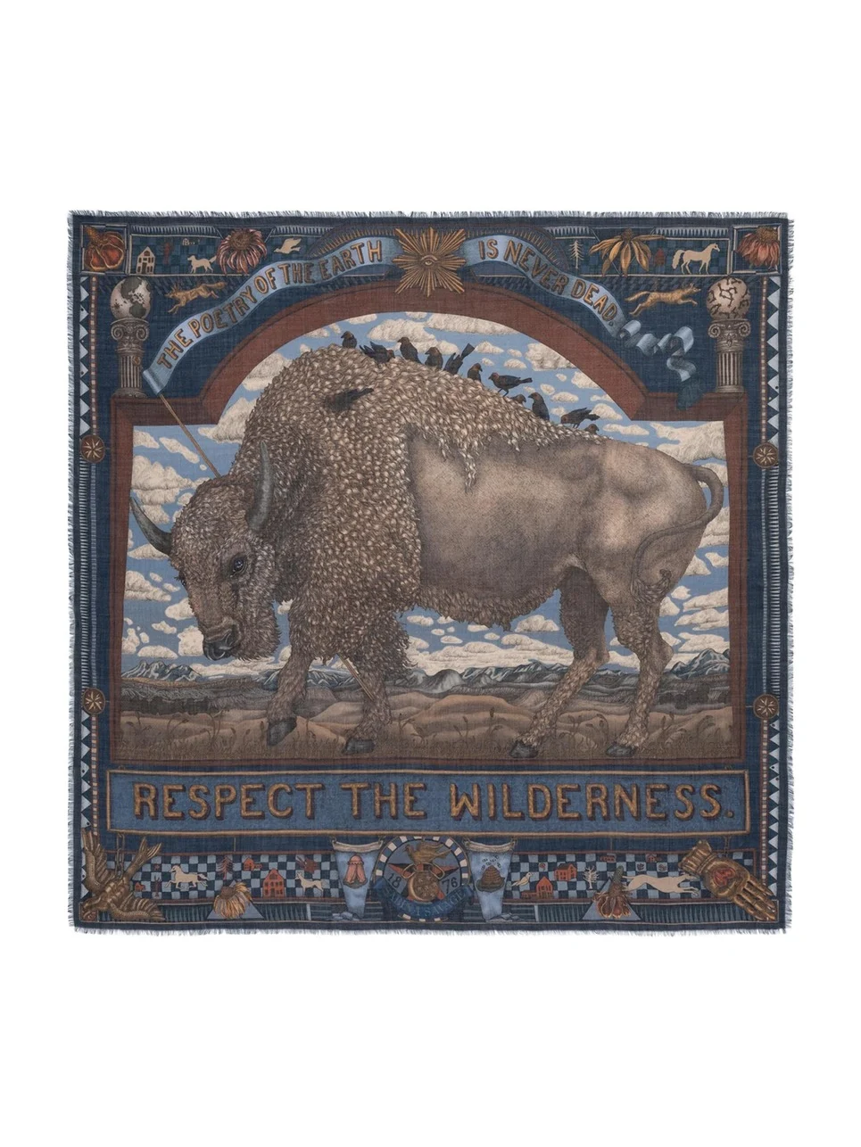 Secrets Of The Bison Cashmere Scarf Secrets Of The Bison Cashmere Scarf