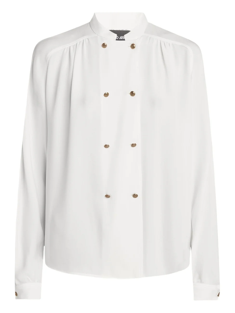 Double-Breasted Silk Blouse Double-Breasted Silk Blouse