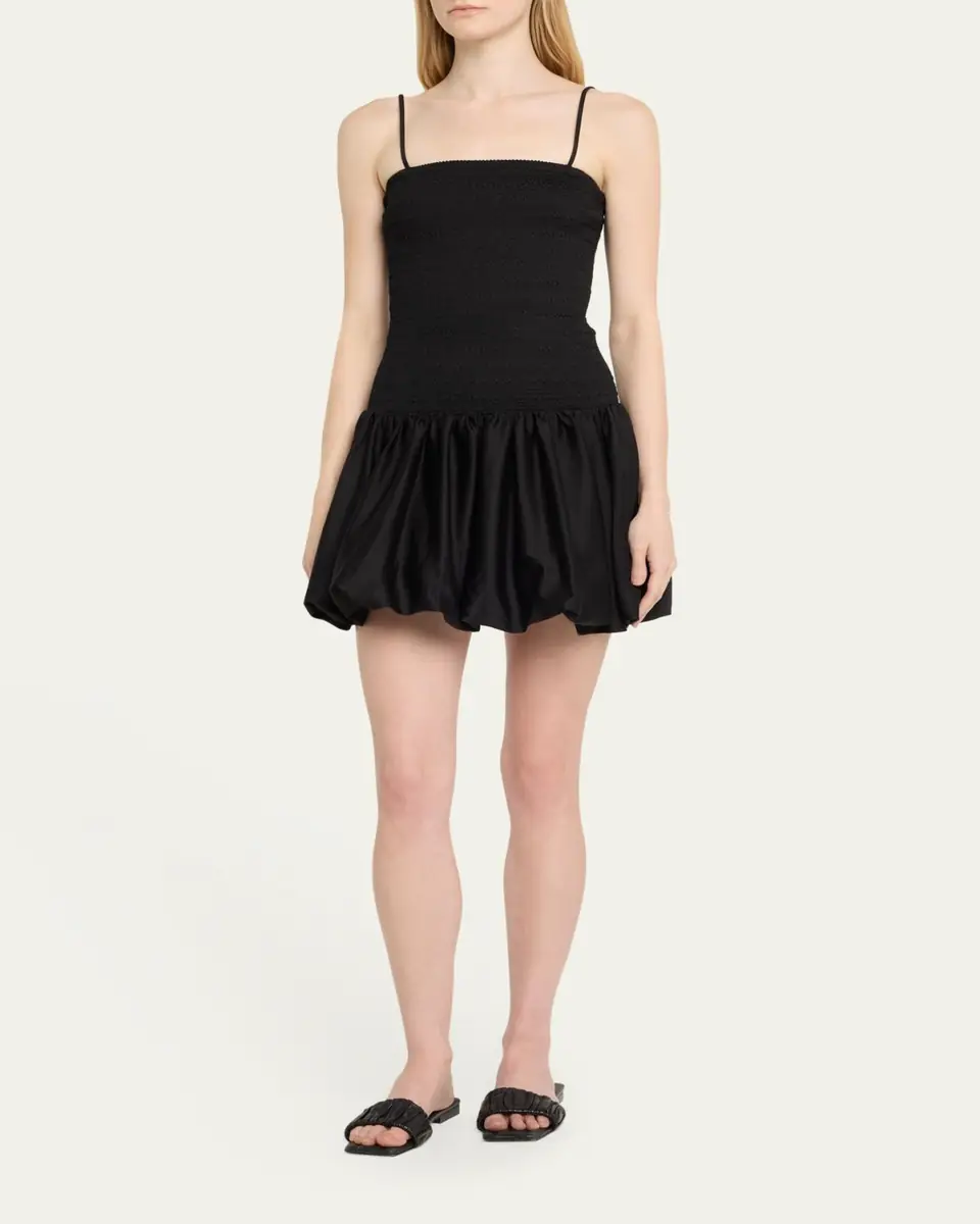 Alice + Olivia Arden Drop-Waist Bubble Mini Dress | Thumbnail 4 Alice + Olivia Arden Drop-Waist Bubble Mini Dress | Thumbnail 4