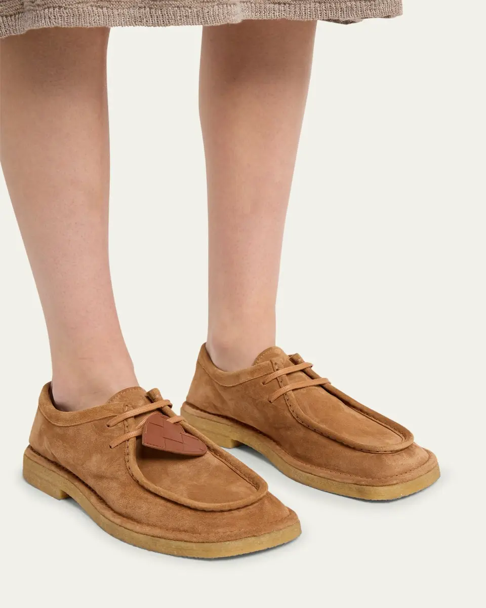 Bottega Veneta Daddy Derby Suede Wallabee Booties | Thumbnail 13