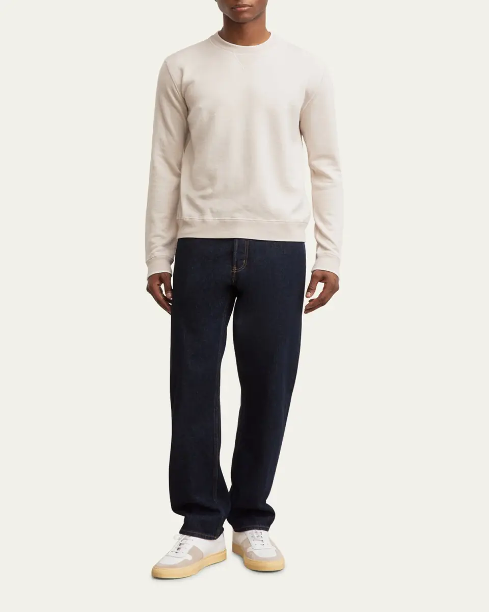 Iris Von Arnim Men's Dawson Wool Crewneck Sweater | Thumbnail 5 Iris Von Arnim Men's Dawson Wool Crewneck Sweater | Thumbnail 5