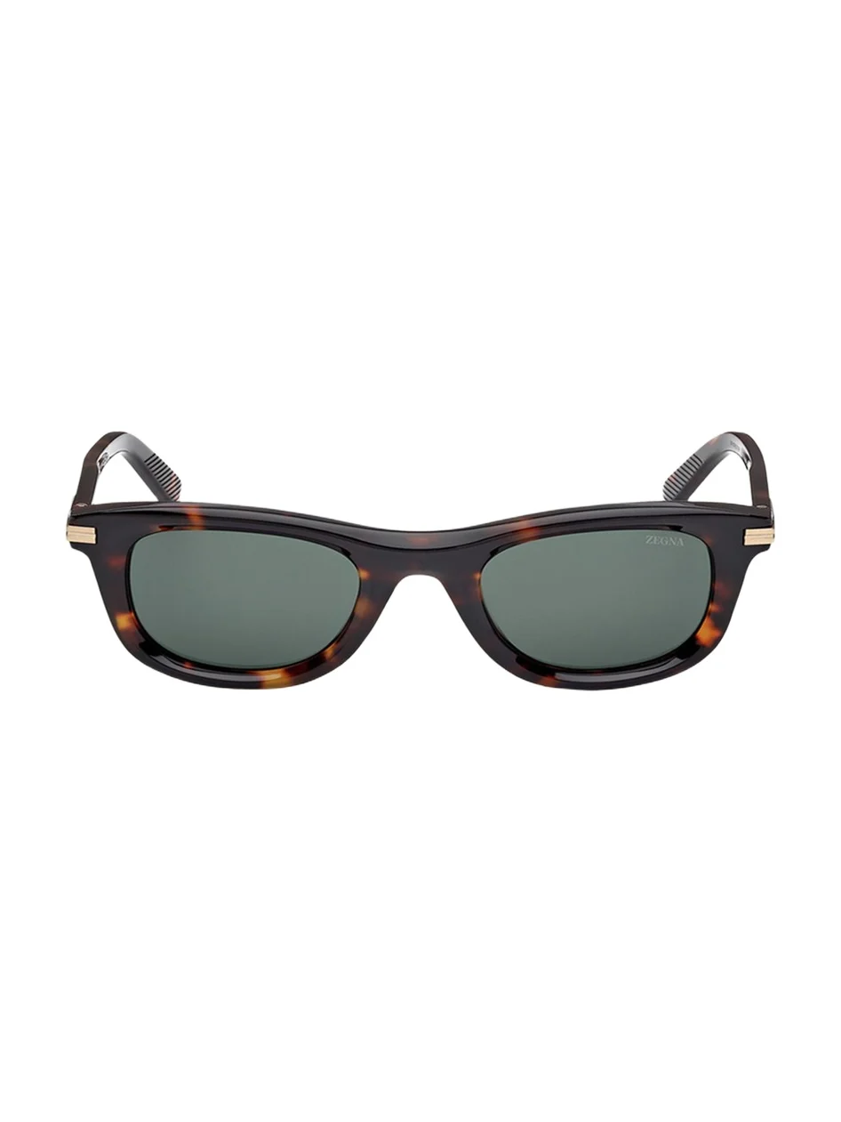 Zegna Men's Acetate Square Sunglasses