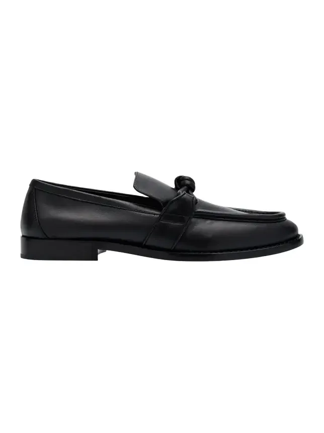 Astaire Metal Knot Leather Loafers Astaire Metal Knot Leather Loafers