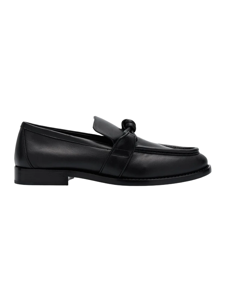 Astaire Metal Knot Leather Loafers Astaire Metal Knot Leather Loafers