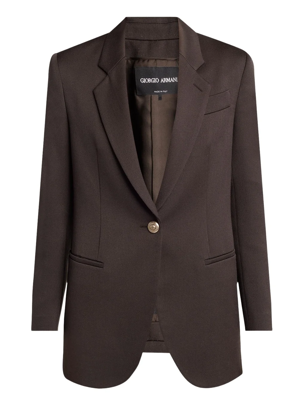 Virgin Wool Single-Breasted Blazer