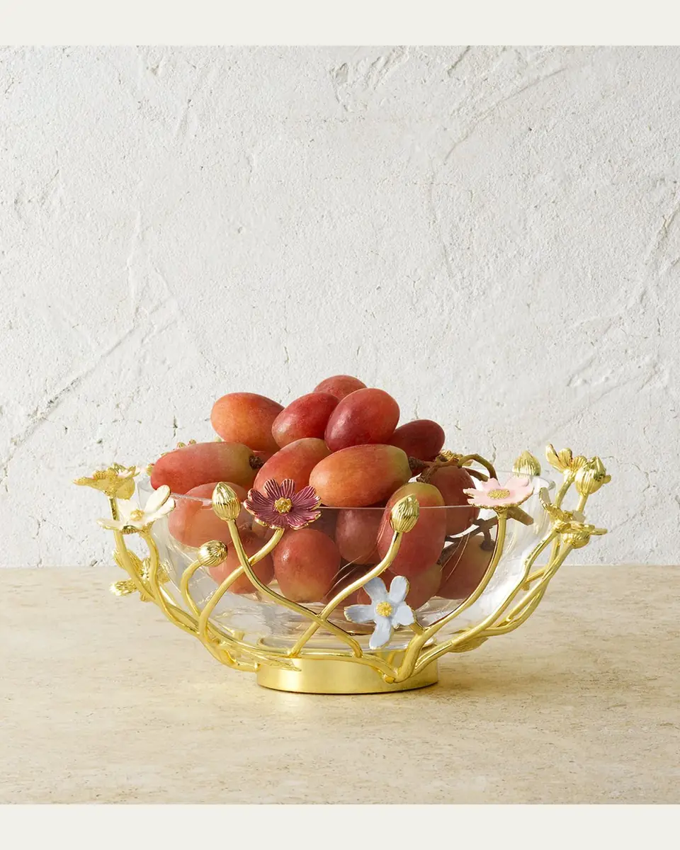 Michael Aram Wildflowers Small Glass Bowl | Thumbnail 5 Michael Aram Wildflowers Small Glass Bowl | Thumbnail 5