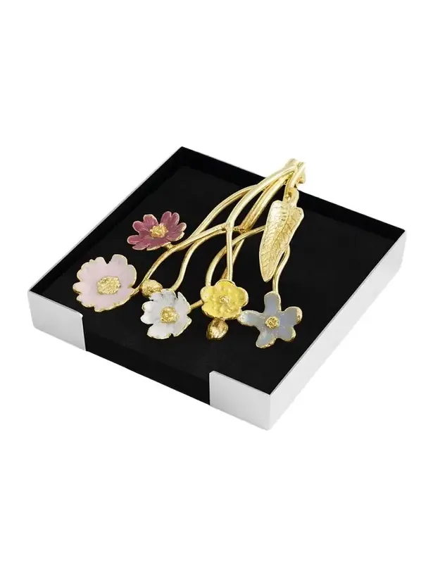 Michael Aram Wildflowers Cocktail Napkin Holder