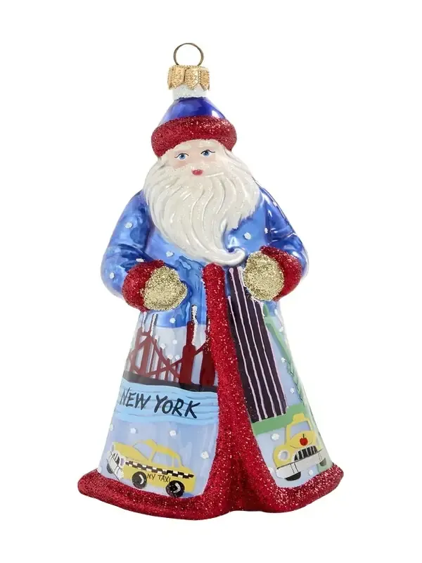 Joy To The World Collectibles Tour of NYC Santa Christmas Ornament