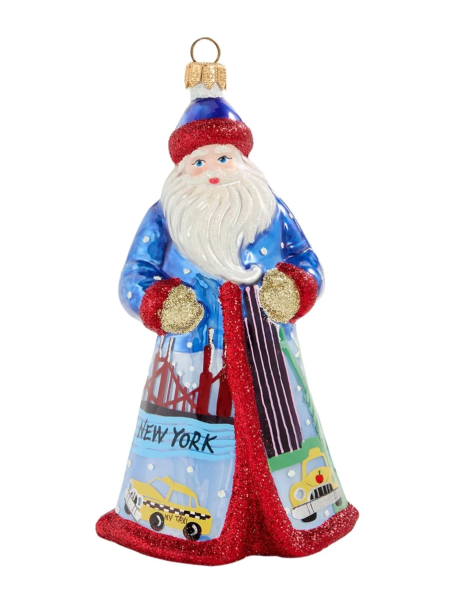 Joy To The World Collectibles Tour of NYC Santa Christmas Ornament