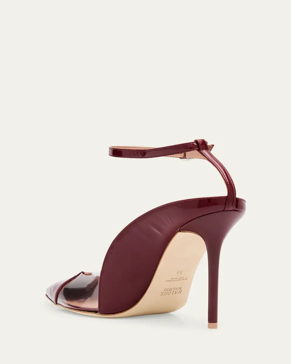 Malone Souliers Malia M-Shaped Pointed Cap Toe Leather Pumps | Thumbnail 4 Malone Souliers Malia M-Shaped Pointed Cap Toe Leather Pumps | Thumbnail 4