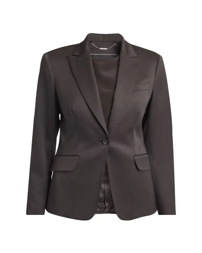 Kiton Fitted Wool Blazer | Image 1 Kiton Fitted Wool Blazer | Image 1