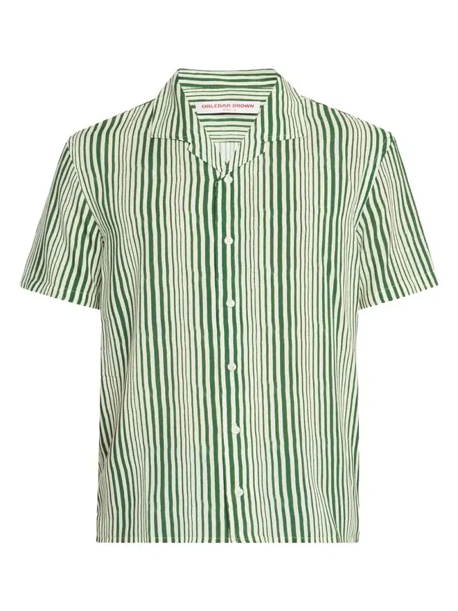 Men's Hibbert Lyocell Shore-Stripe Classic Fit Short-Sleeve Shirt Men's Hibbert Lyocell Shore-Stripe Classic Fit Short-Sleeve Shirt