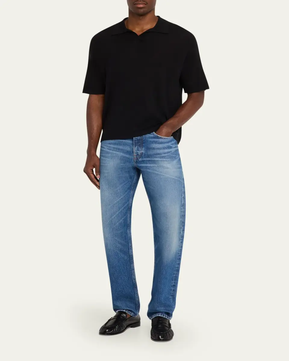 FRAME Men's Denim Straight Fit Jeans | Thumbnail 2
