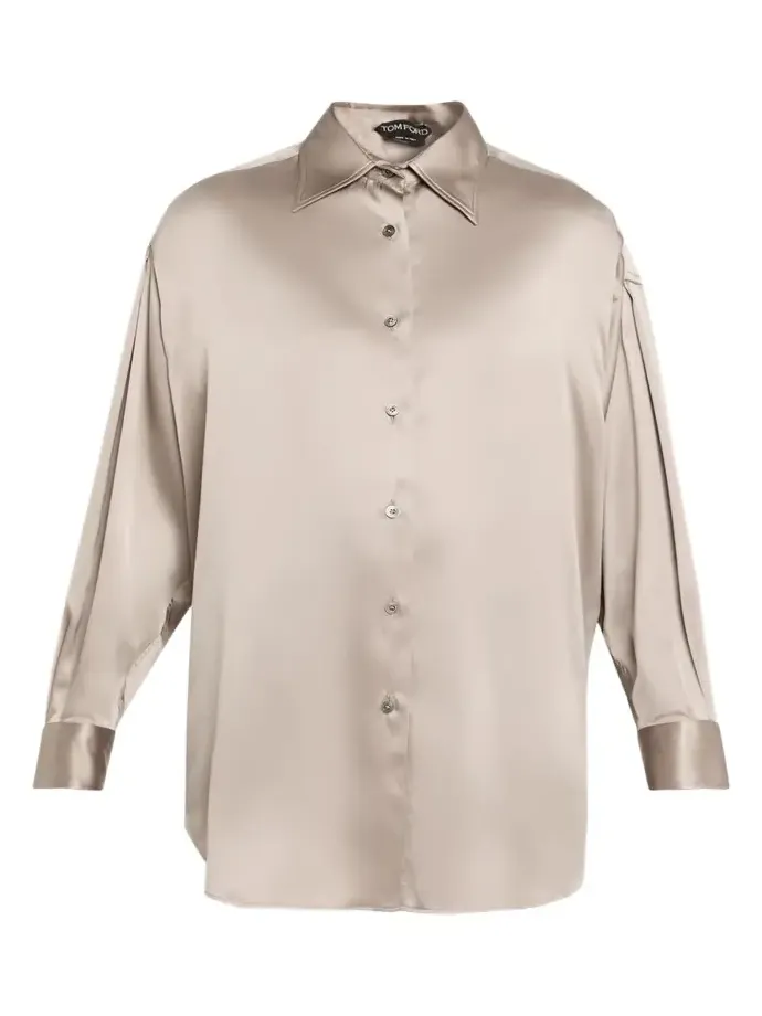 Button-Down Silk Shirt Button-Down Silk Shirt