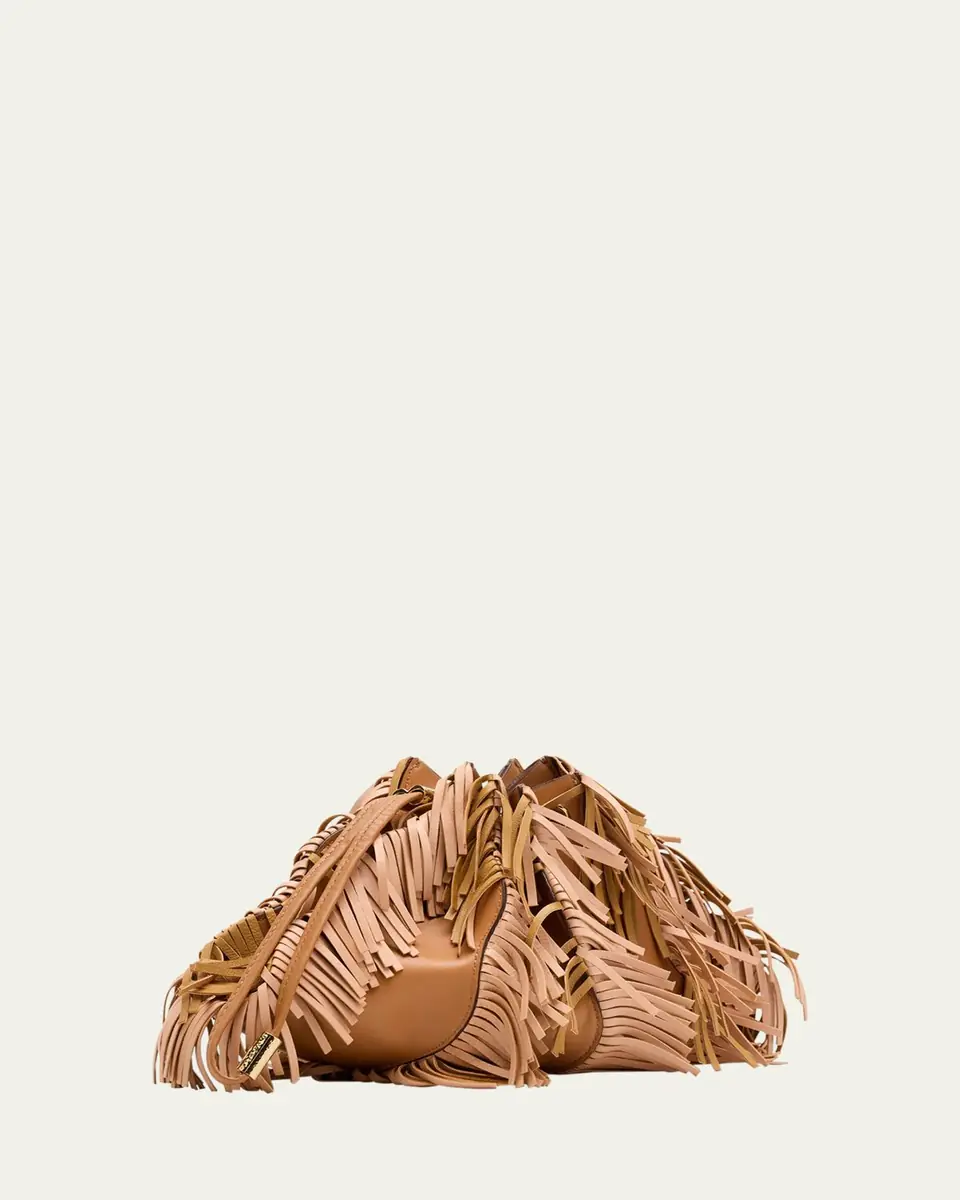 Ulla Johnson Adria Mini Fringe Pleated Wave Crossbody Bag | Thumbnail 3 Ulla Johnson Adria Mini Fringe Pleated Wave Crossbody Bag | Thumbnail 3
