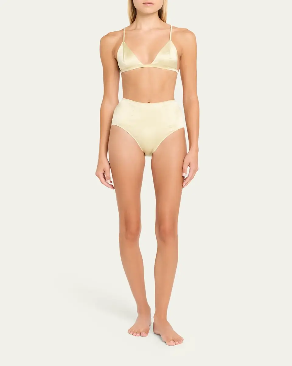 Kiki De Montparnasse Tous Les Jours High-Rise Stretch Silk Panties | Thumbnail 5 Kiki De Montparnasse Tous Les Jours High-Rise Stretch Silk Panties | Thumbnail 5