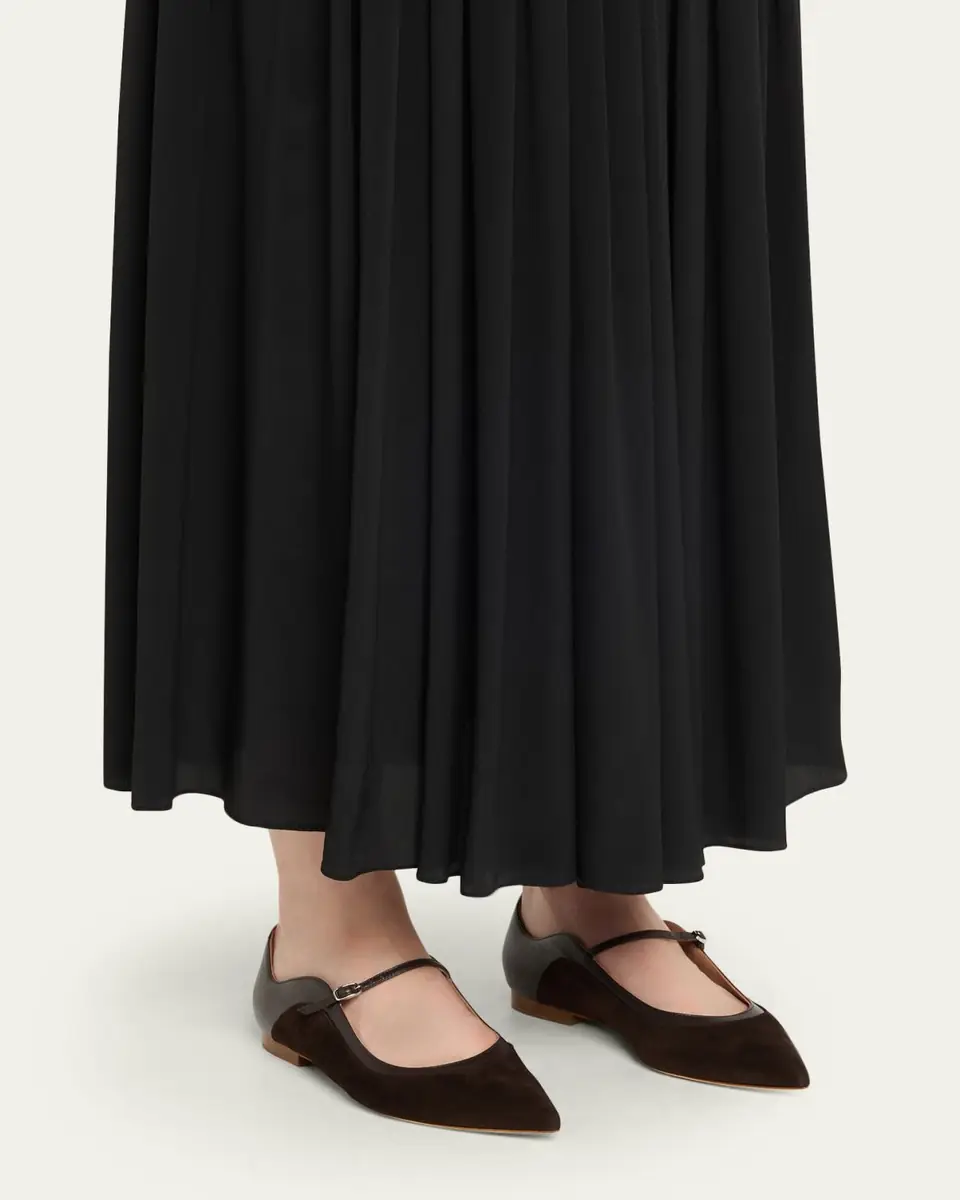 Malone Souliers Corina Monoblock Pointed-Toe Ballerina Flats | Thumbnail 2