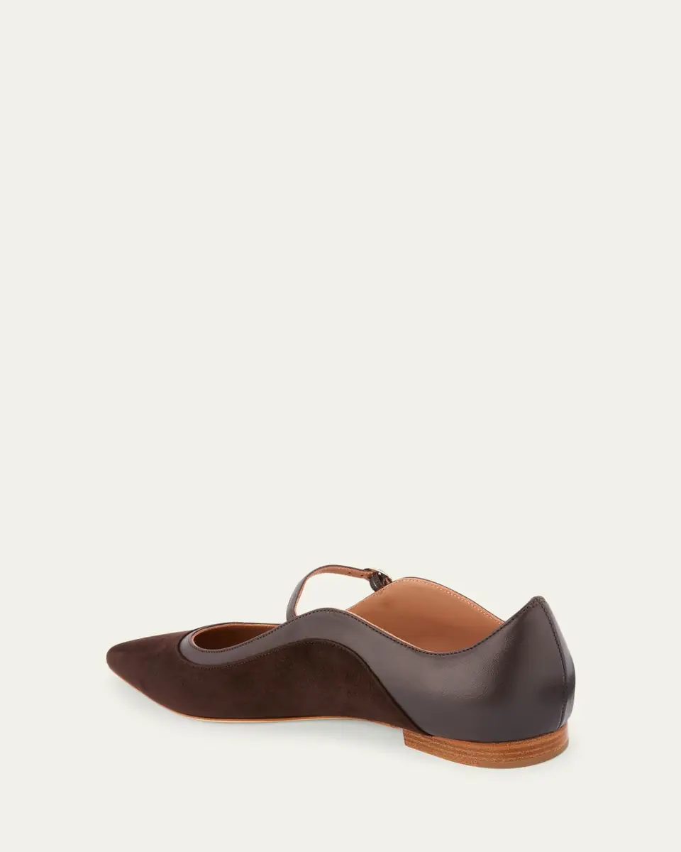 Malone Souliers Corina Monoblock Pointed-Toe Ballerina Flats | Thumbnail 4
