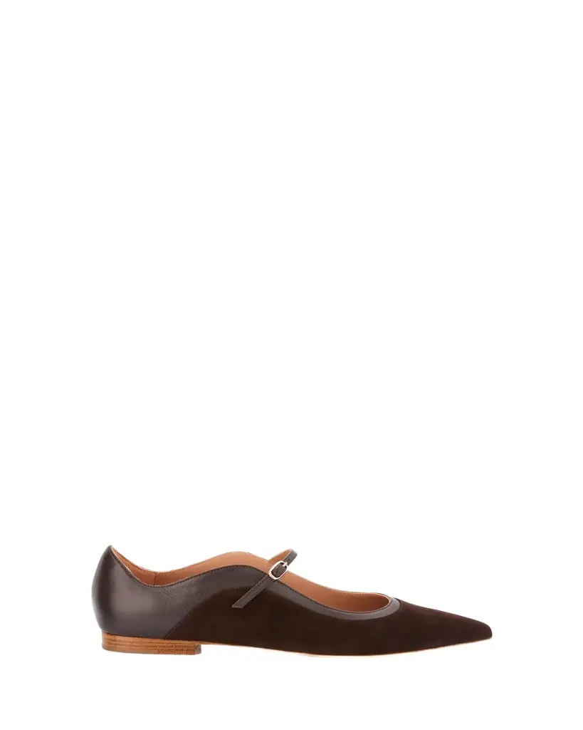 Malone Souliers Corina Monoblock Pointed-Toe Ballerina Flats | Image 1 Malone Souliers Corina Monoblock Pointed-Toe Ballerina Flats | Image 1