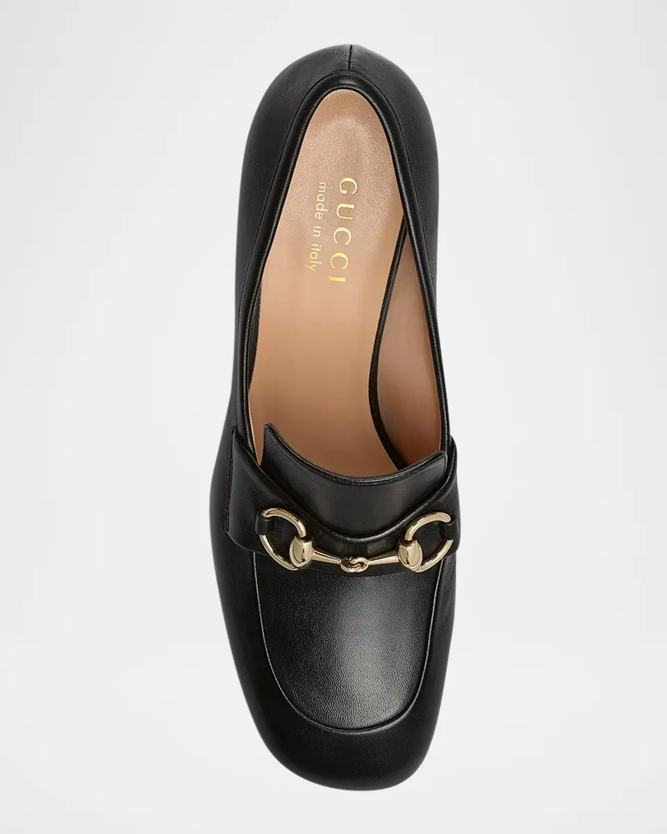 Gucci Lady Horsebit Nappa Leather Pumps | Thumbnail 17 Gucci Lady Horsebit Nappa Leather Pumps | Thumbnail 17
