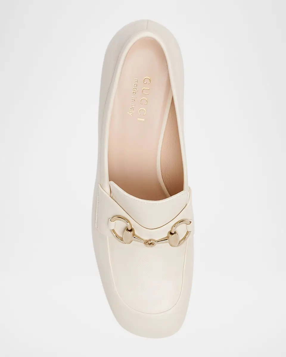 Gucci Lady Horsebit Nappa Leather Pumps | Thumbnail 4 Gucci Lady Horsebit Nappa Leather Pumps | Thumbnail 4