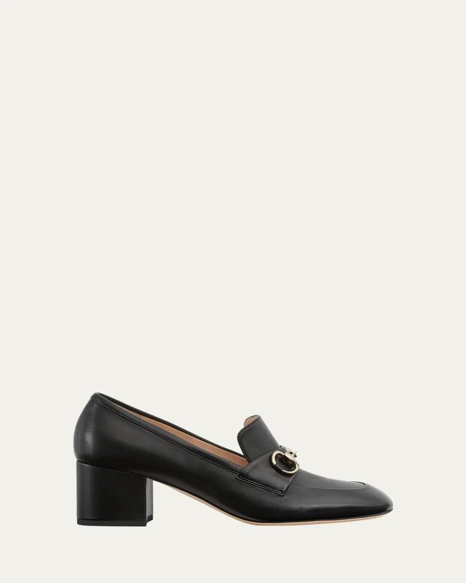 Gucci Lady Horsebit Nappa Leather Pumps | Thumbnail 9 Gucci Lady Horsebit Nappa Leather Pumps | Thumbnail 9