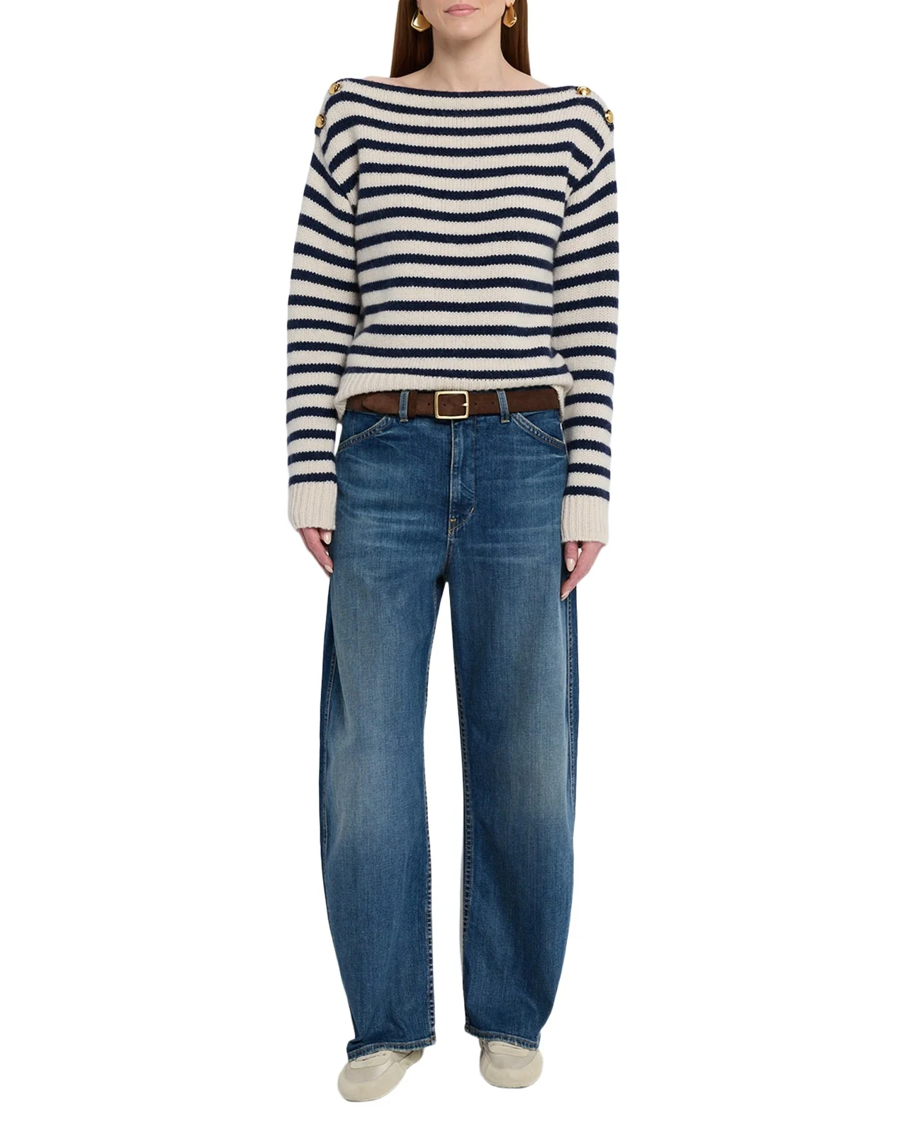 Tribeca Barrel-Leg Jeans