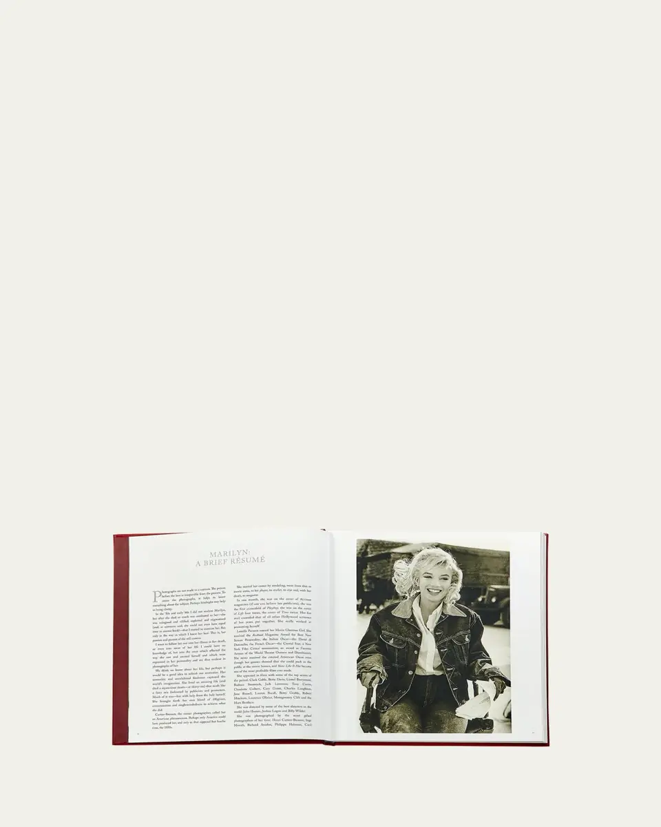 Graphic Image "Marilyn Monroe: An Appreciation" Leather-Bound Book by Eve Arnold | Thumbnail 2 Graphic Image "Marilyn Monroe: An Appreciation" Leather-Bound Book by Eve Arnold | Thumbnail 2