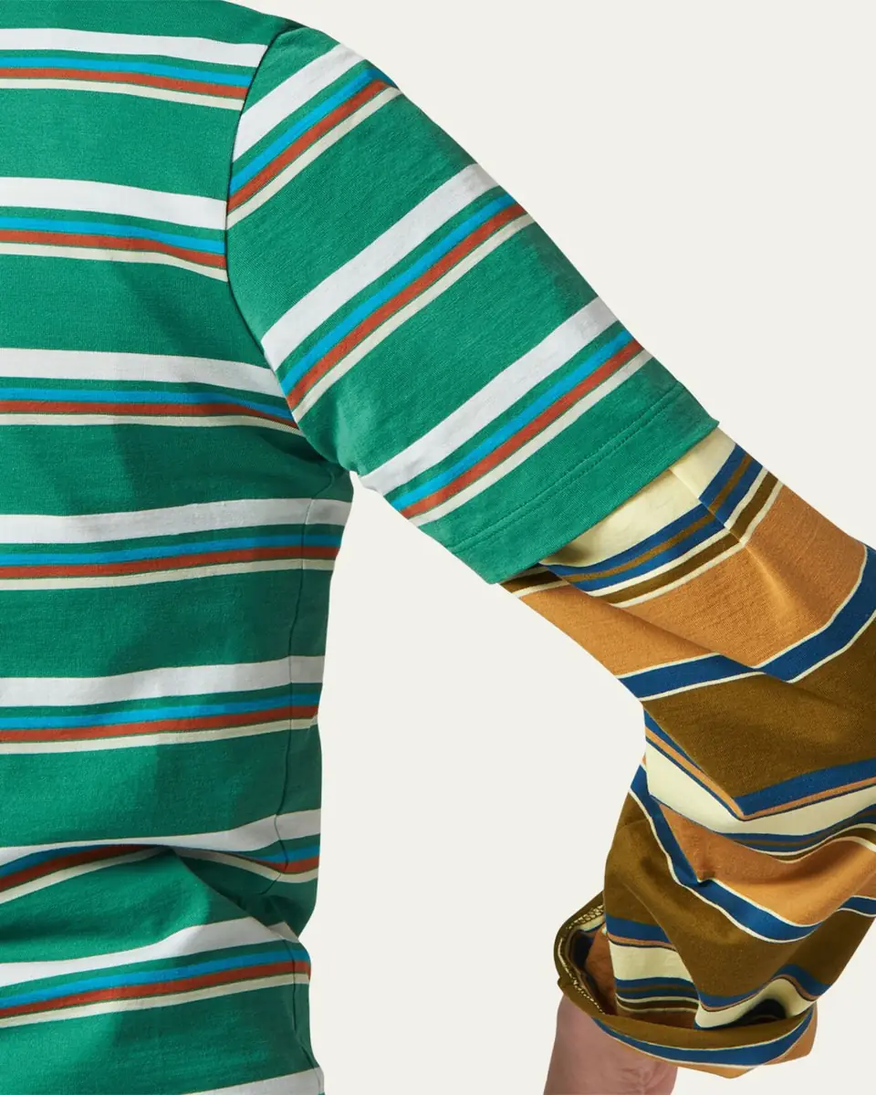 Miu Miu Stripe Jersey Tee | Thumbnail 9