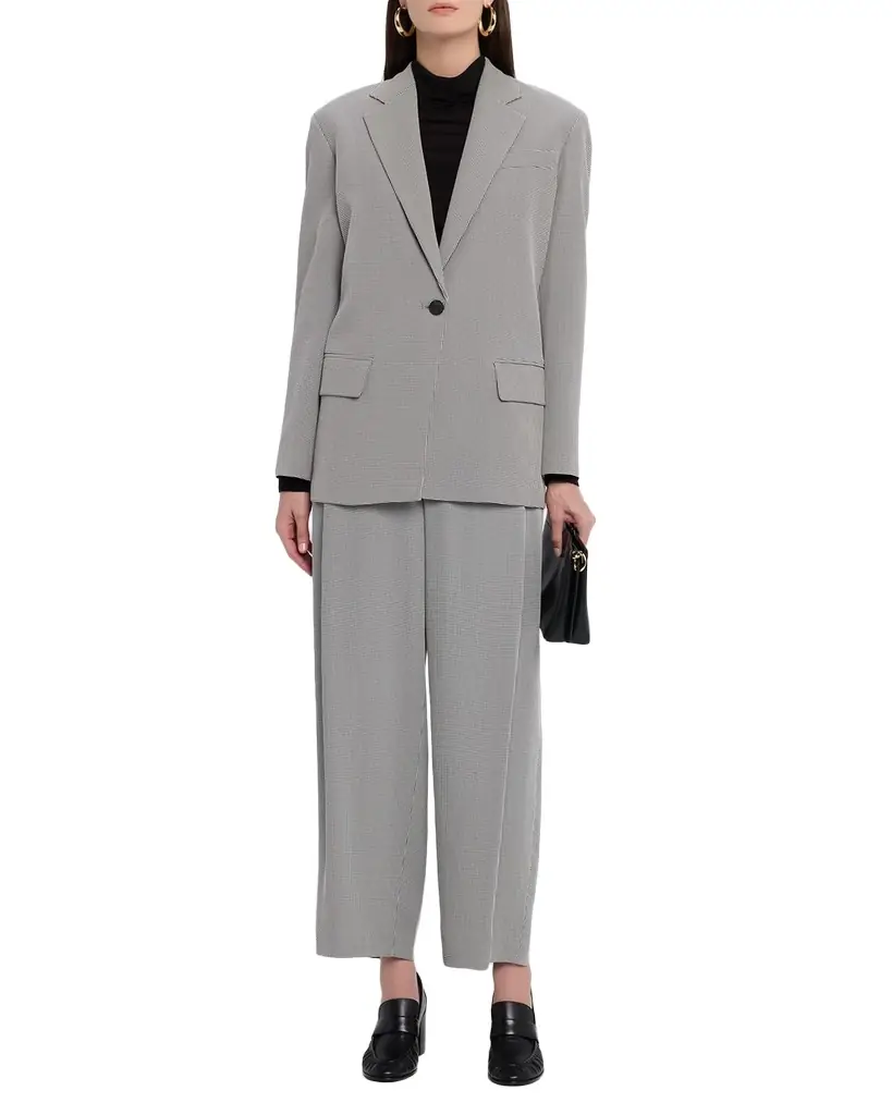 Lafayette 148 New York Single-Breasted Houndstooth Jacquard Blazer | Image 1 Lafayette 148 New York Single-Breasted Houndstooth Jacquard Blazer | Image 1