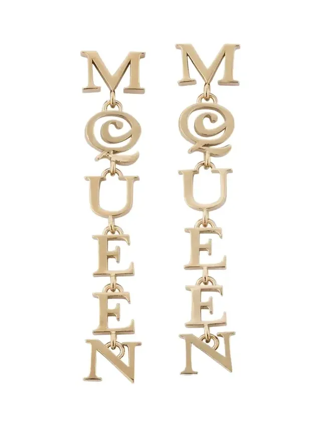Logo Drop Earrings