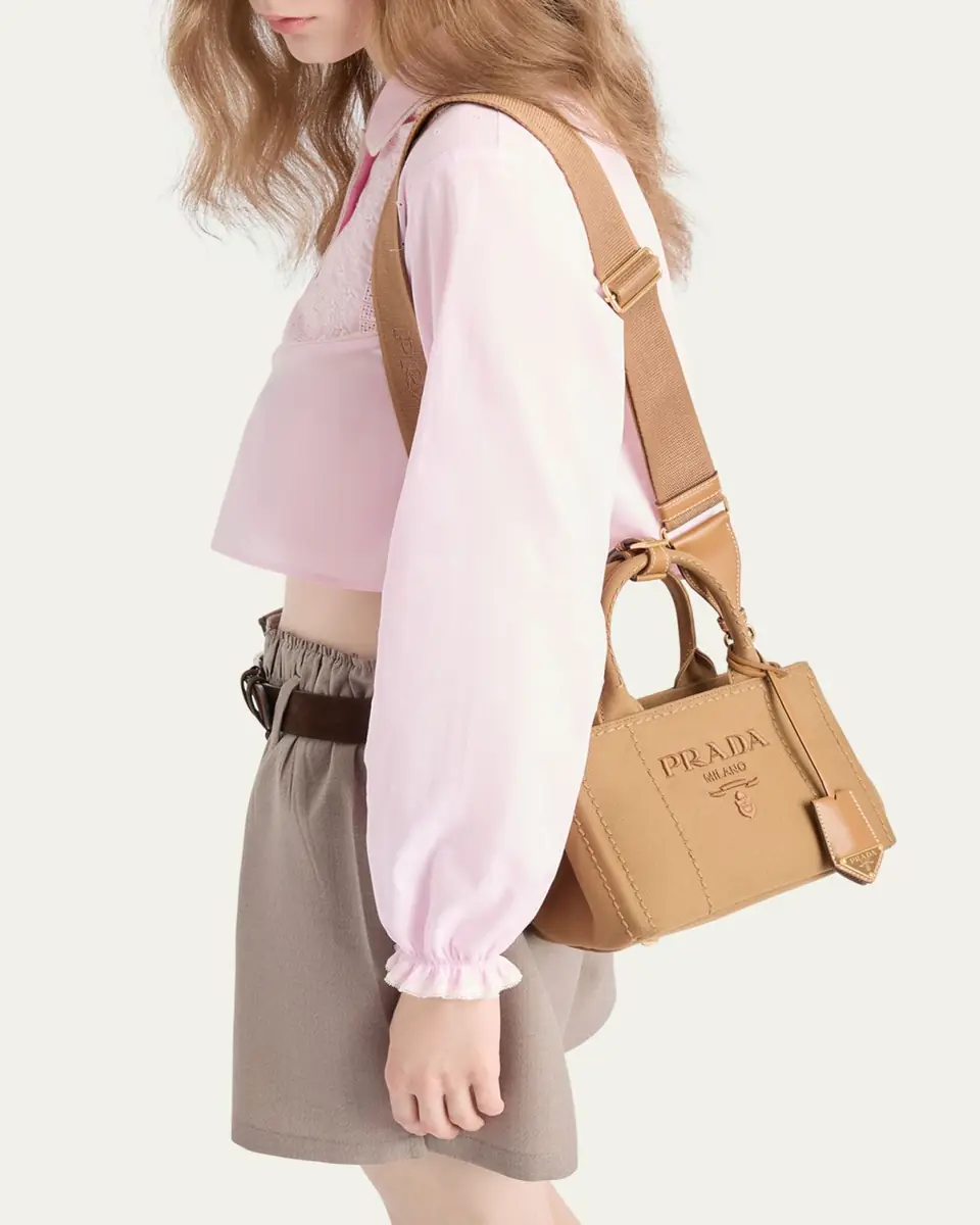 Prada Giardiniera Canvas Tote Bag | Thumbnail 2